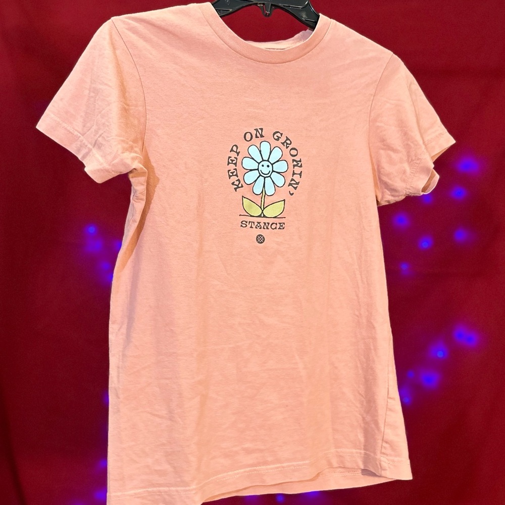 Stance Kids Peach 'Keep On Growing' Tee